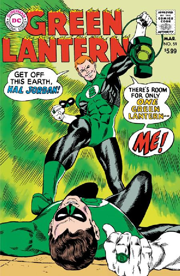 GREEN LANTERN 59 FACSIMILE EDITION CVR B GIL KANE & MURPHY ANDERSON FOIL VAR