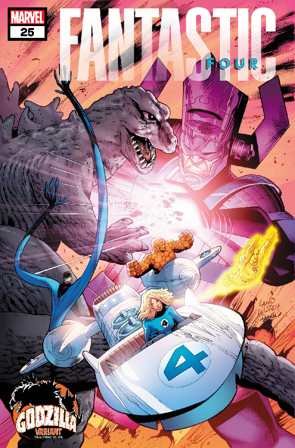 FANTASTIC FOUR 25 GREG LAND GODZILLA VARIANT