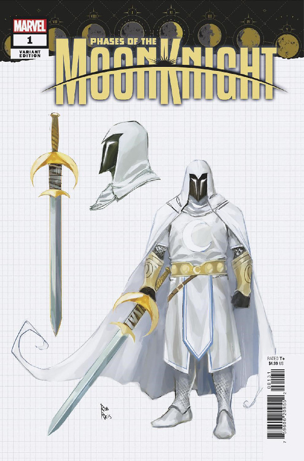 PHASES OF THE MOON KNIGHT 1 ROD REIS DESIGN VARIANT