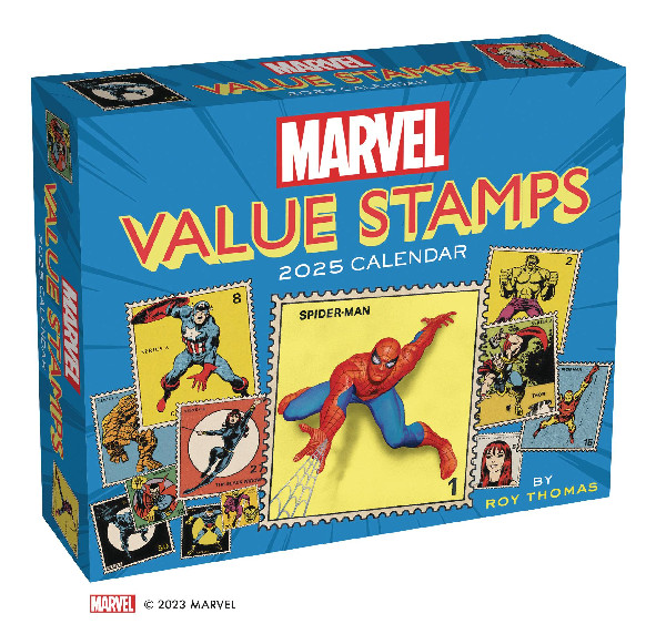 MARVEL VALUE STAMP 2025 DAY TO DAY CAL