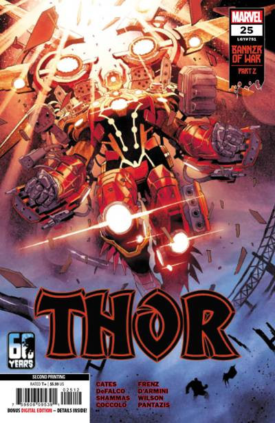 THOR #25 COCCOLO 2nd PRINTING VARIANT