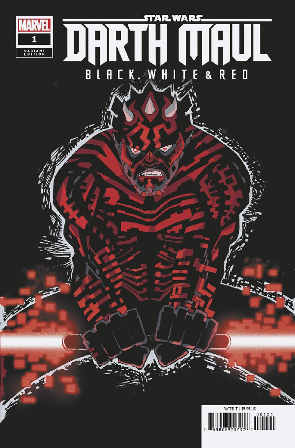 STAR WARS: DARTH MAUL - BLACK, WHITE & RED 1 FRANK MILLER VARIANT