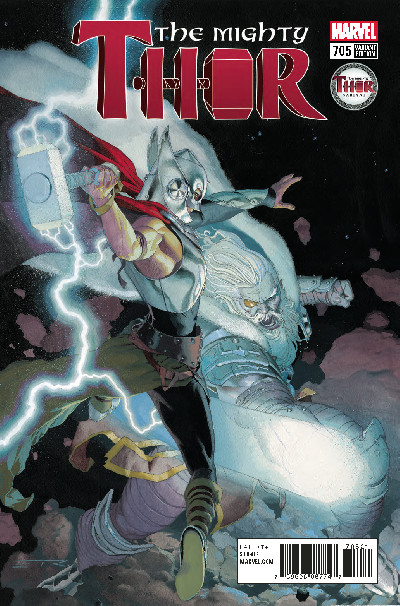 MIGHTY THOR 705 RIBIC MIGHTY THOR VARIANT