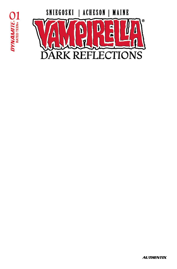 VAMPIRELLA DARK REFLECTIONS 1 CVR H BLANK AUTHENTIX