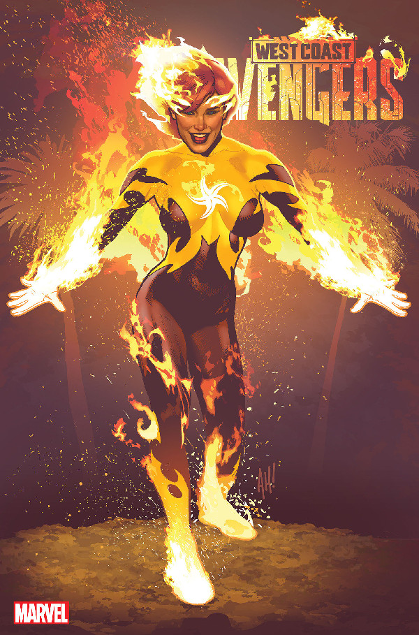 WEST COAST AVENGERS 1 ADAM HUGHES FOIL VARIANT