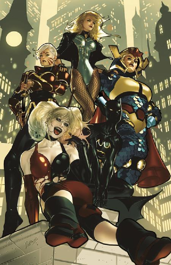 BIRDS OF PREY 7 CVR C PABLO VILLALOBOS CARD STOCK VAR