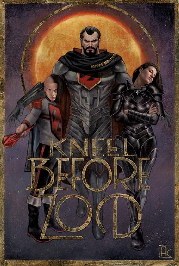 KNEEL BEFORE ZOD 1 (OF12) CVR D ARIEL COLON FOIL VAR