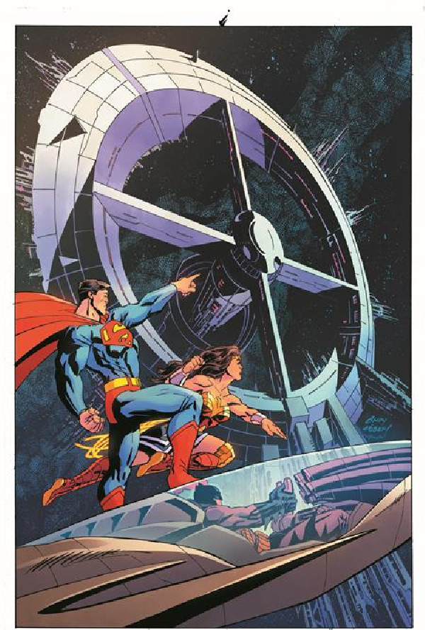 JUSTICE LEAGUE UNLIMITED 1 CVR C ANDY KUBERT CARD STOCK VAR