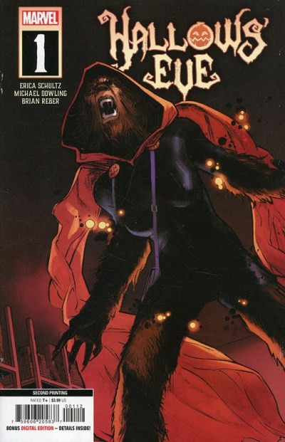 HALLOWS' EVE 1 DOWLING 2nd PRINTING VARIANT