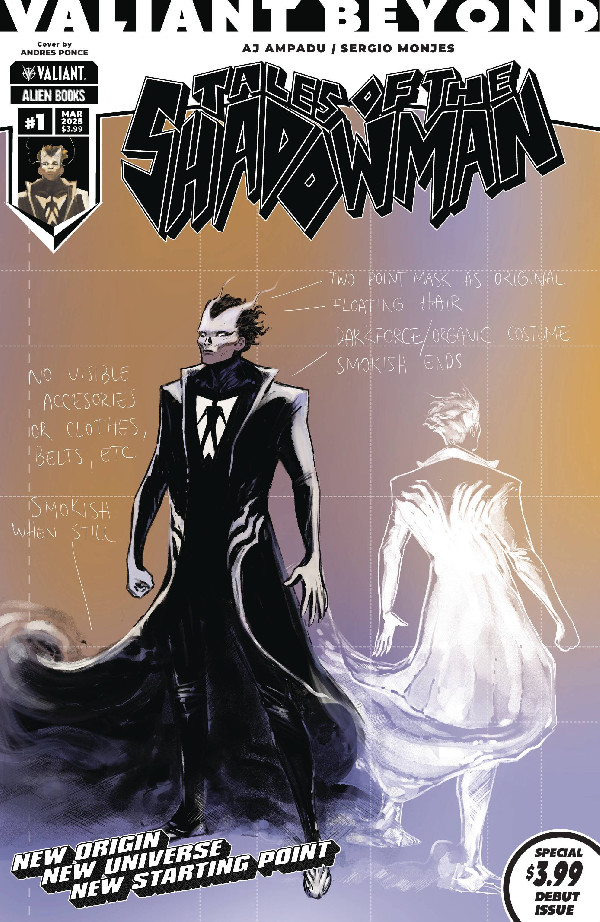 VALIANT BEYOND TALE SHADOWMAN 1 CVR D PONCE DESIGN