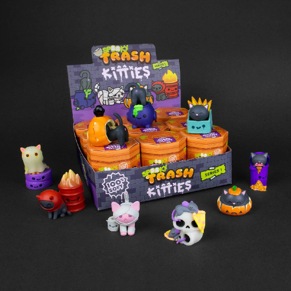 SPOOKY TRASH KITTIES SERIES 1 MYSTERY BOX CASE OF 9 (C