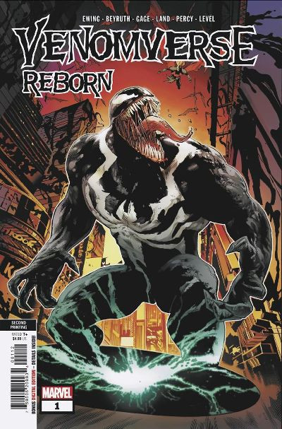 VENOMVERSE REBORN 1 GREG LAND 2nd PRINTING VARIANT