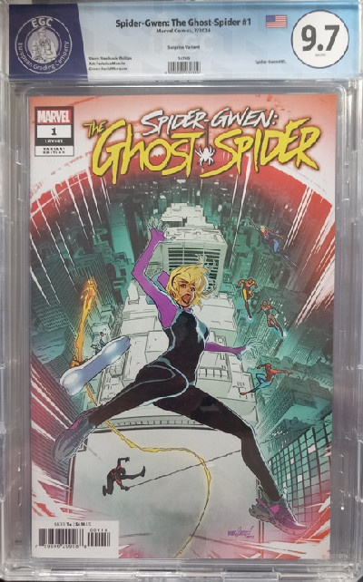 SPIDER-GWEN: THE GHOST-SPIDER 1 SURPRISE VARIANT ULTRA LIMITED 9.7