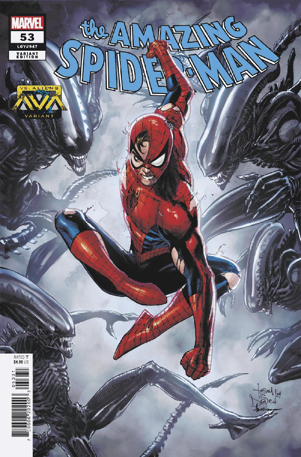 AMAZING SPIDER-MAN 53 TBD ARTIST MARVEL VS. ALIEN VARIANT