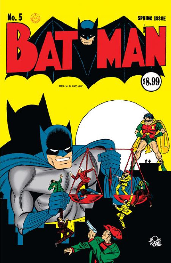 BATMAN 5 FACSIMILE EDITION CVR B BOB KANE FOIL VAR