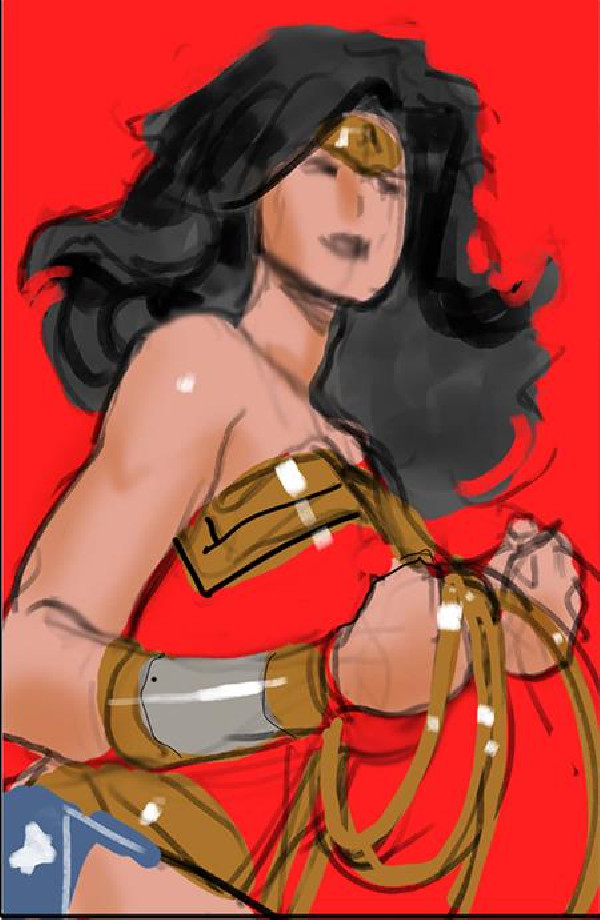 WONDER WOMAN 14 CVR C DAVID NAKAYAMA CARD STOCK VAR