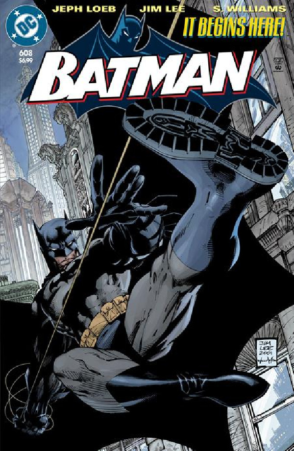 BATMAN 608 FACSIMILE EDITION CVR B JIM LEE FOIL VAR