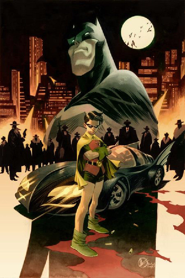 BATMAN AND ROBIN YEAR ONE 1 (OF 12) CVR C MATTEO SCALERA CARD STOCK VAR