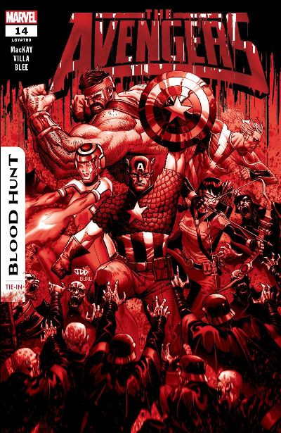 AVENGERS 14 BLOOD SOAKED 2nd PRINTING VARIANT