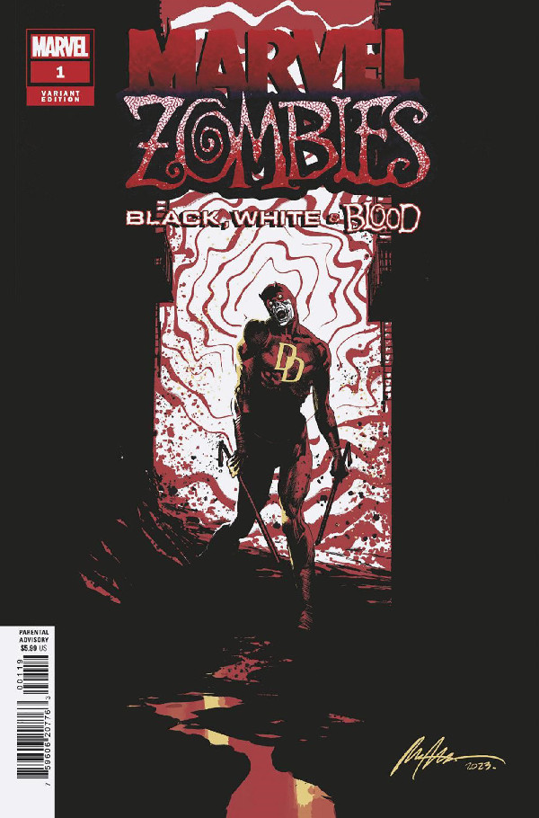 MARVEL ZOMBIES: BLACK, WHITE & BLOOD 1 RAFAEL ALBUQUERQUE VARIANT