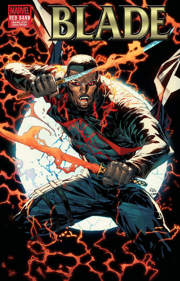 BLADE: RED BAND 1 TBD ARTIST RED FOIL VARIANT [POLYBAGGED]