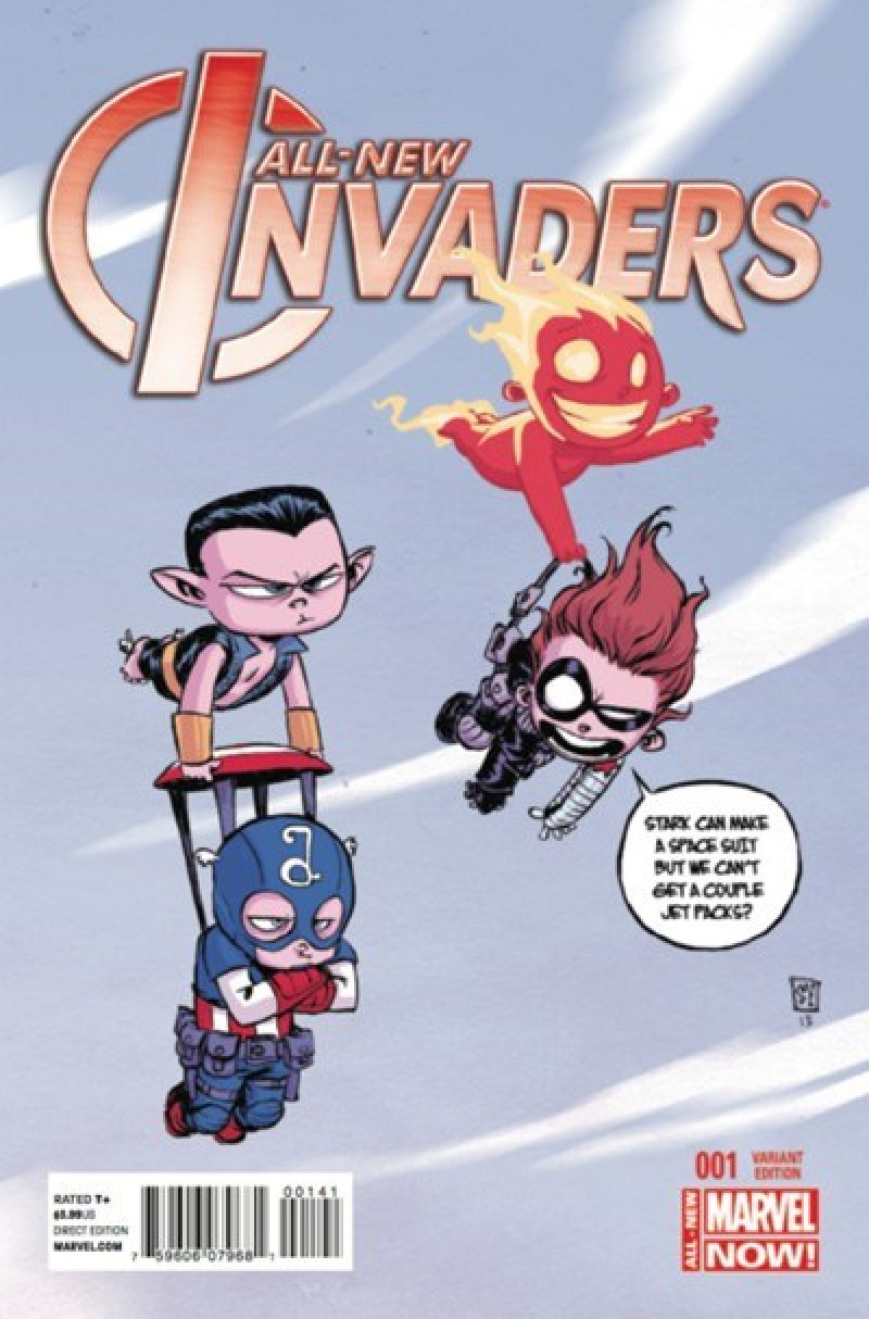 ALL NEW INVADERS 1 YOUNG VARIANT EDITION