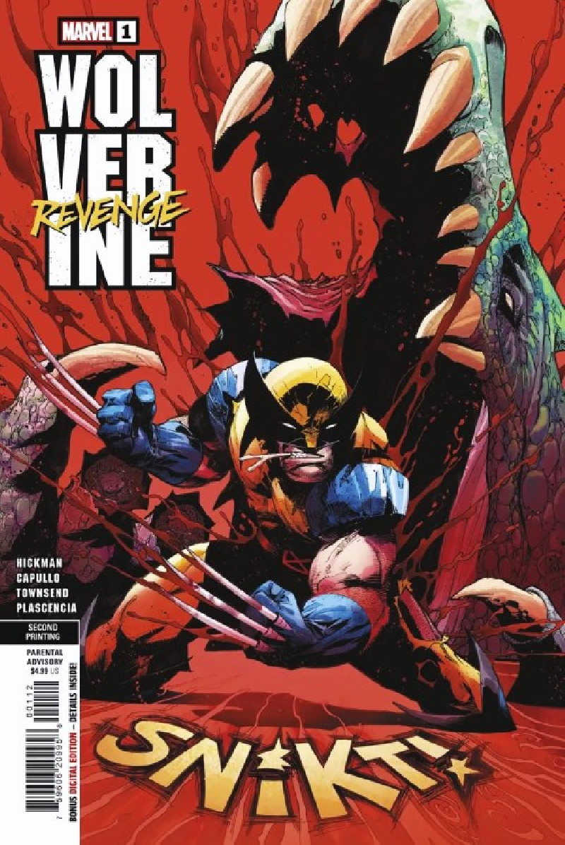 WOLVERINE: REVENGE 1 2nd PRINTING