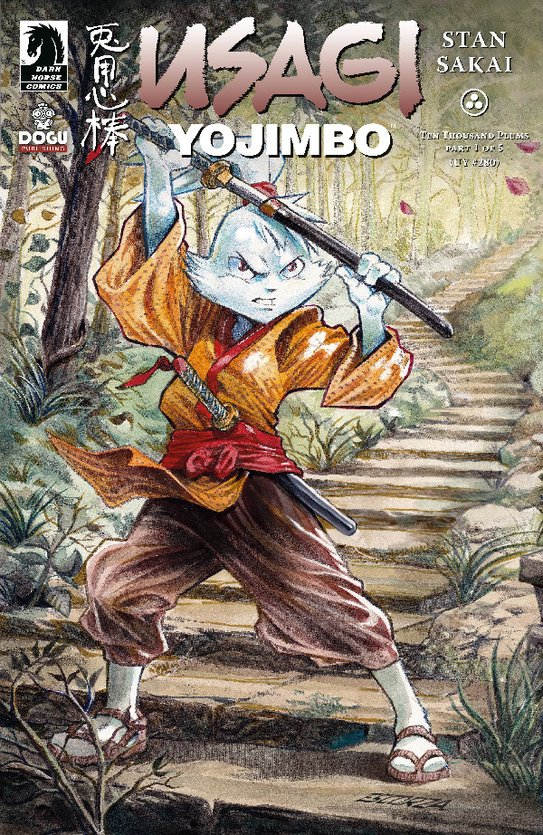 USAGI YOJIMBO TEN THOUSAND PLUMS 1 CVR B ESCORZAS