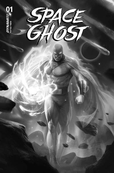 SPACE GHOST 1 CVR X INCV MATTINA B&W VARIANT