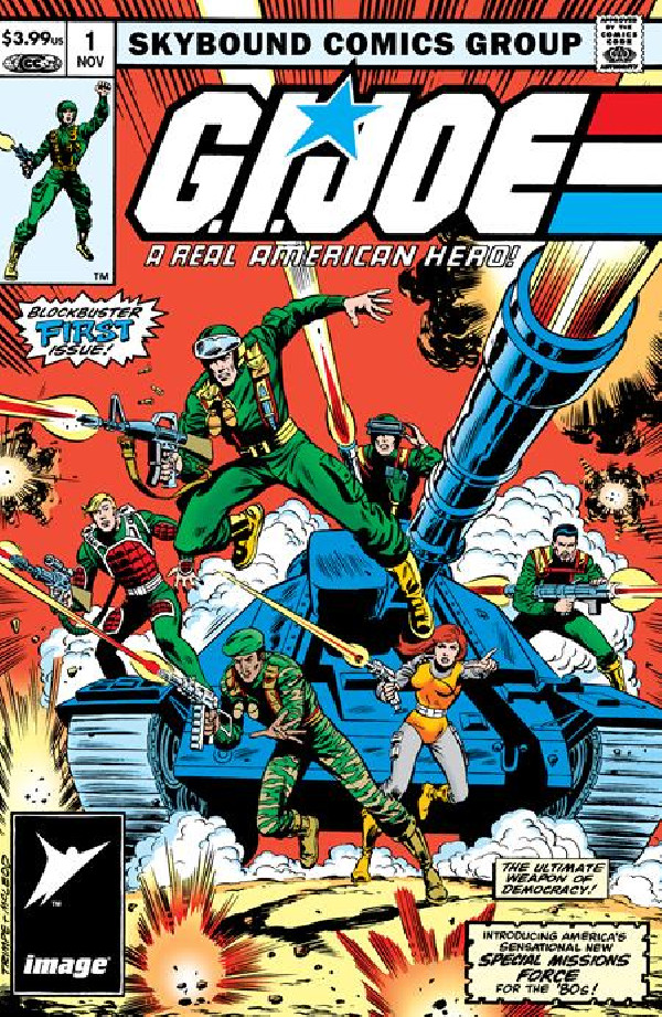 GI JOE A REAL AMERICAN HERO 1 (ONE SHOT) CVR A HERB TRIMPE & BOB MCLEOD LARRY HAMA CUT