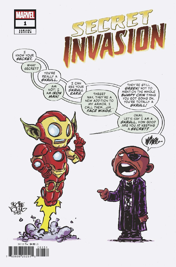 SECRET INVASION 1 YOUNG VARIANT