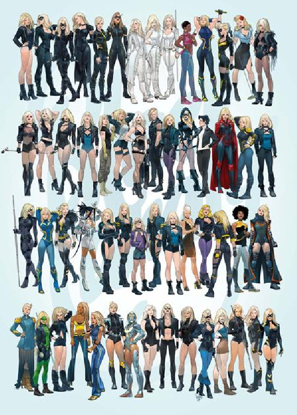 BLACK CANARY BEST OF THE BEST 1 (OF 6) CVR C OTTO SCHMIDT WRAPAROUND CARD STOCK VAR