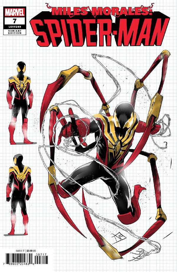 MILES MORALES: SPIDER-MAN 7 VICENTINI DESIGN VARIANT