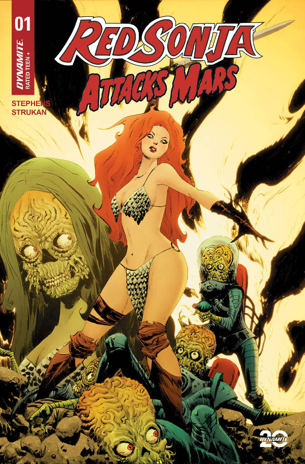 RED SONJA ATTACKS MARS 1 CVR B LEE & CHUNG