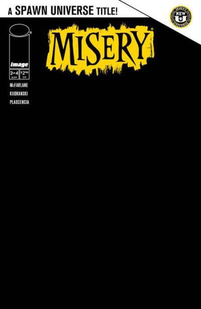 MISERY 2 CVR B BLACK BLANK VARIANT