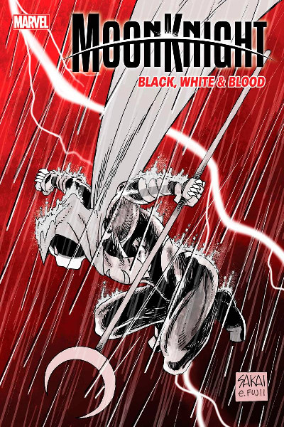 MOON KNIGHT BLACK WHITE BLOOD #1 (OF 4) SAKAI VAR