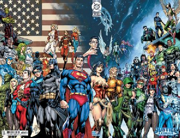 JUSTICE LEAGUE UNLIMITED 1 CVR E ED BENES CARD STOCK VAR