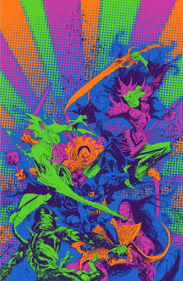 KNIGHT TERRORS 3 (OF 4) CVR D IVAN REIS DARKEST HOUR NEON INK CARD STOCK VAR