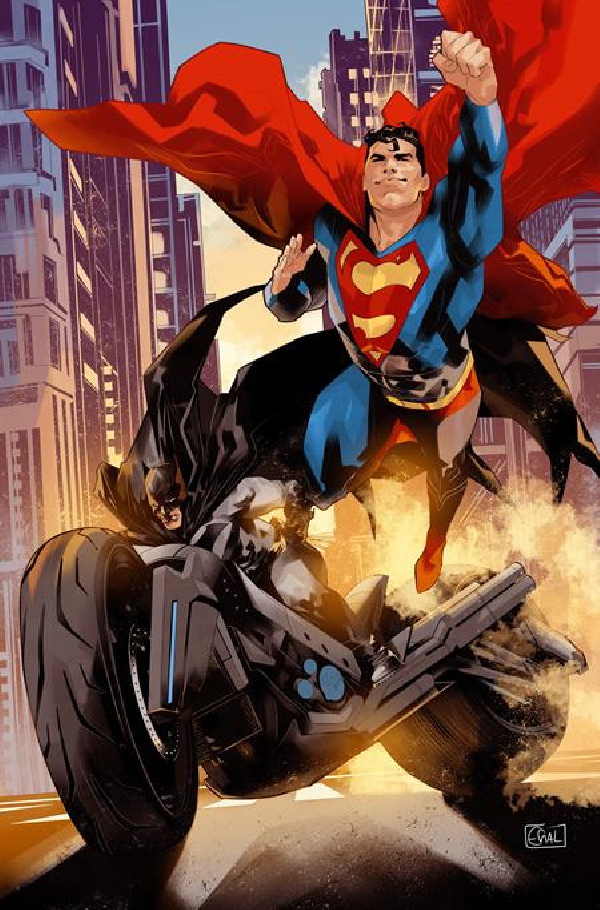 BATMAN SUPERMAN WORLDS FINEST 31 CVR C EDWIN GALMON CARD STOCK VAR