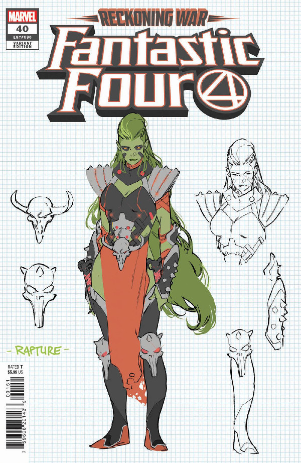 FANTASTIC FOUR 40 SILVA CONCEPT ART VARIANT