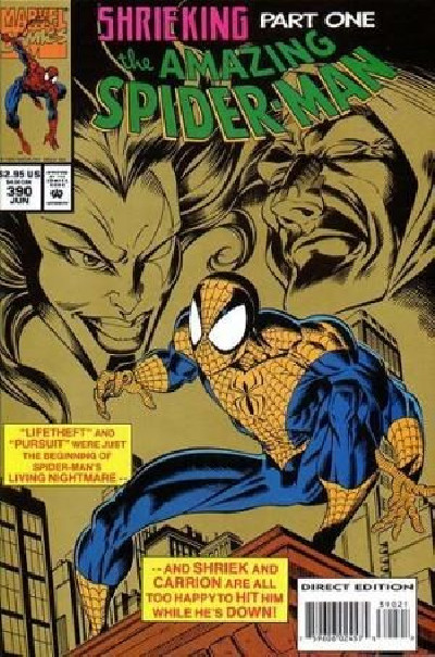 AMAZING SPIDER-MAN 390 POLYBAGGED VARIANT WITH INSERT