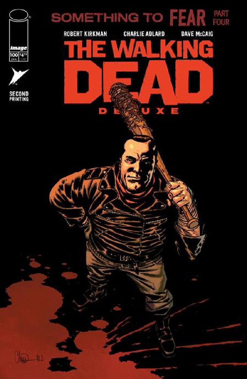 WALKING DEAD DELUXE 100 DAVID FINCH 2nd PRINTING