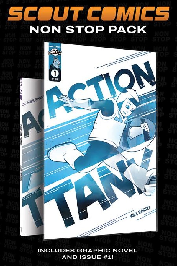 ACTION TANK VOL 1 SCOOT COLLECTORS PACK 1 AND COMPLETE TP (NON STOP)
