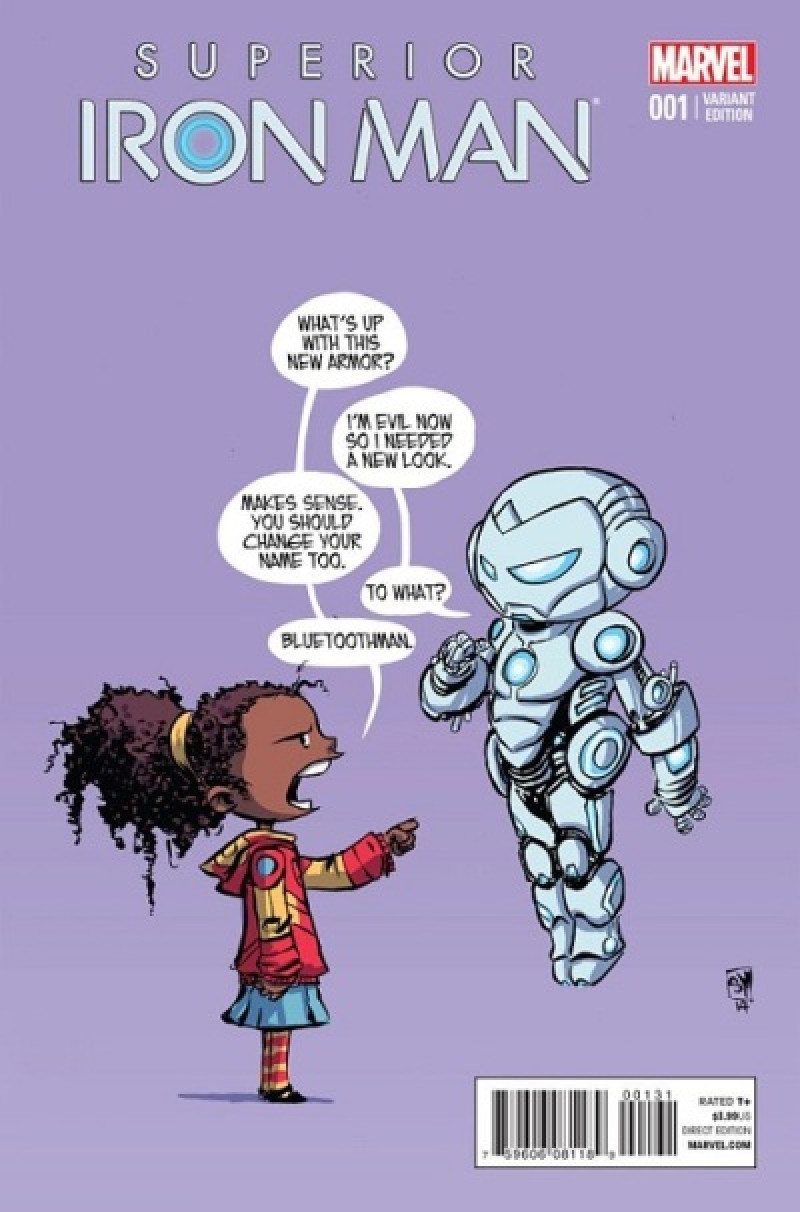 SUPERIOR IRON MAN 1 YOUNG VARIANT EDITION