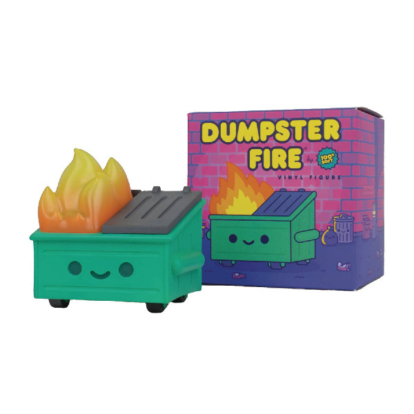 DUMPSTER FIRE VINYL FIGURE