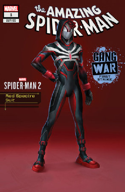 AMAZING SPIDER-MAN: GANG WAR FIRST STRIKE 1 RED SPECTRE SUIT MARVEL'S SPIDER-MAN 2 VARIANT