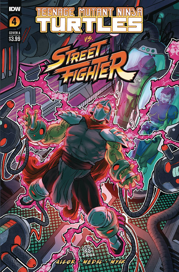 TMNT VS. STREET FIGHTER 4 (OF 5) CVR A MEDEL