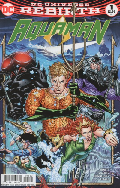 AQUAMAN 001 2ND PRINTING