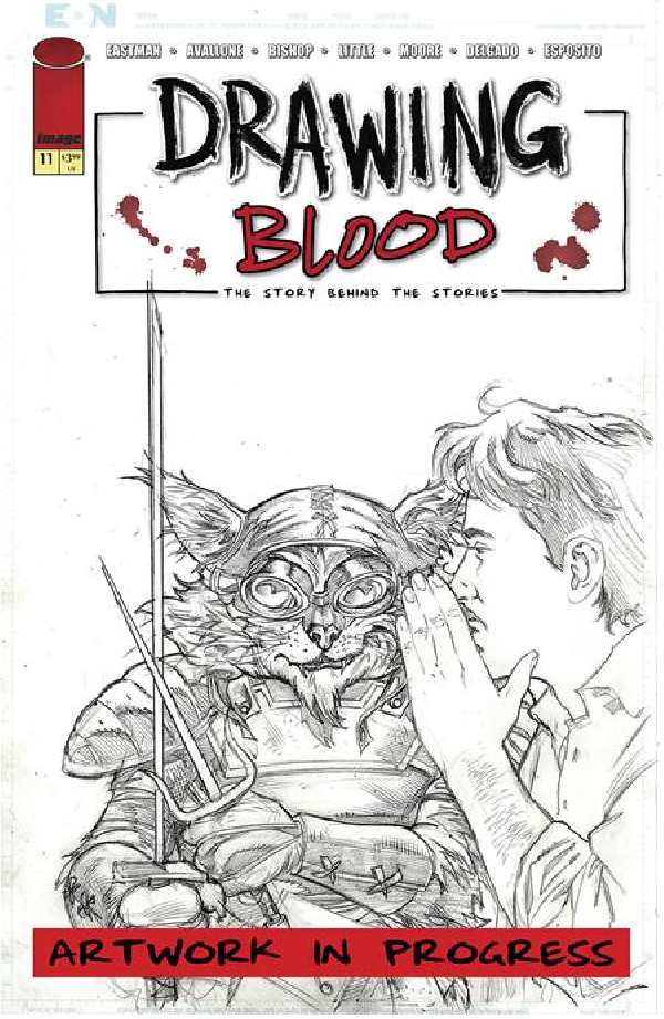 DRAWING BLOOD 11 (OF 12) CVR C DAVE ACOSTA VAR