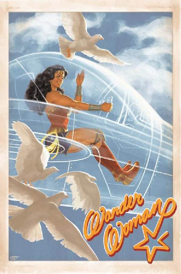 WONDER WOMAN 15 CVR C DAVID TALASKI CARD STOCK VAR